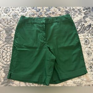Lane Bryant Emerald Green Tailored Bermudas